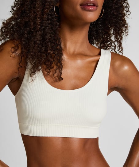 Bralette Scoop Dianne, Wit