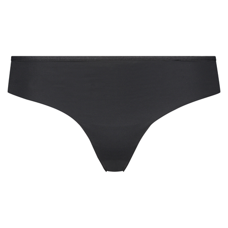 String Invisible Lace back, Noir