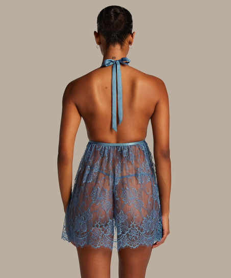 Slipdress Magdalena, Blauw