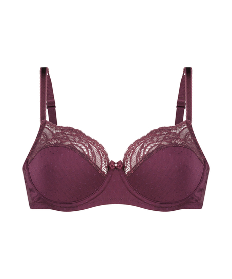 Soutien-gorge &agrave; armatures non-pr&eacute;form&eacute; Sophie, Pourpre
