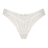 Slip brésilien échancré Arla, Blanc