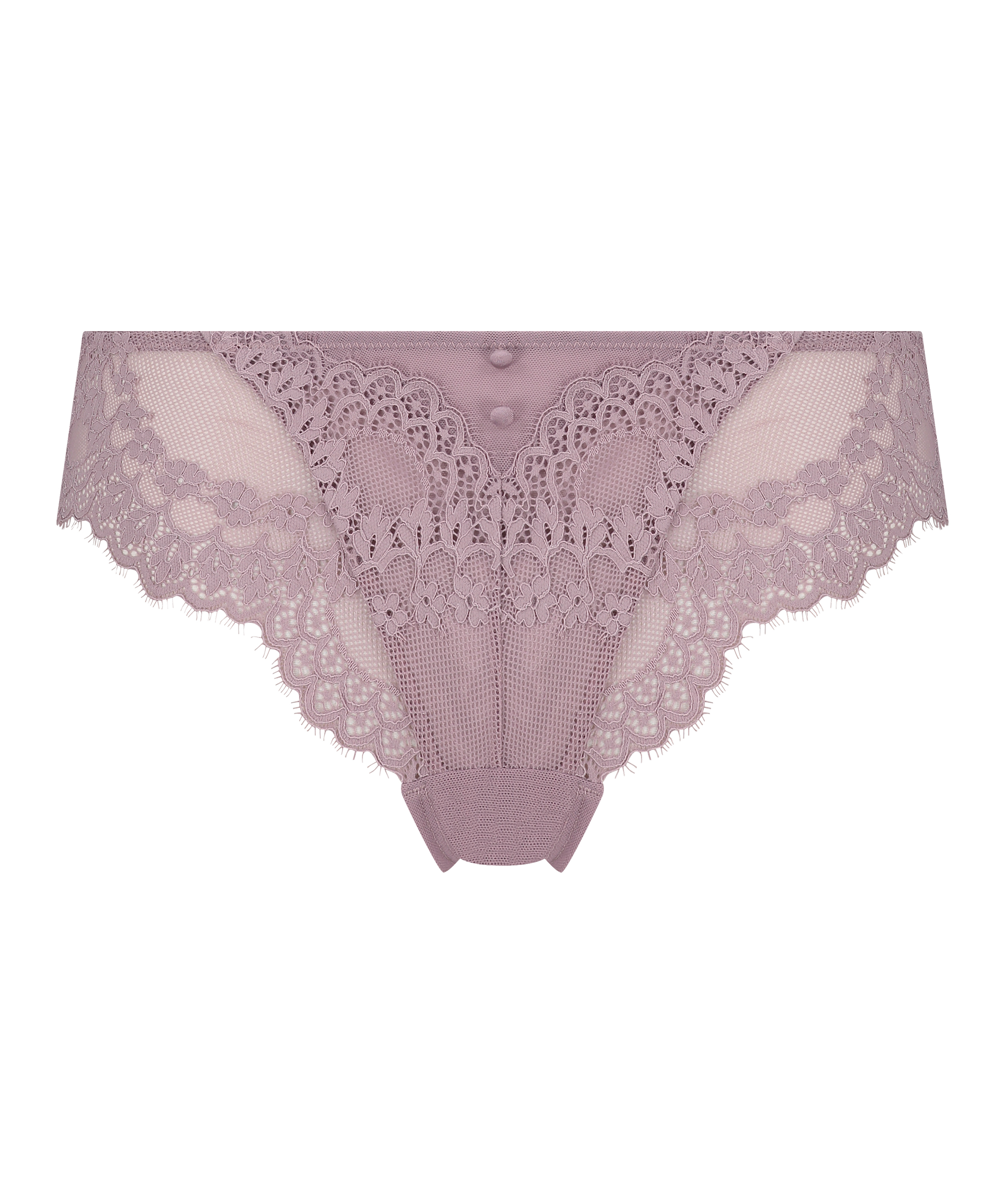 Slip brésilien Daisy, Pourpre, main