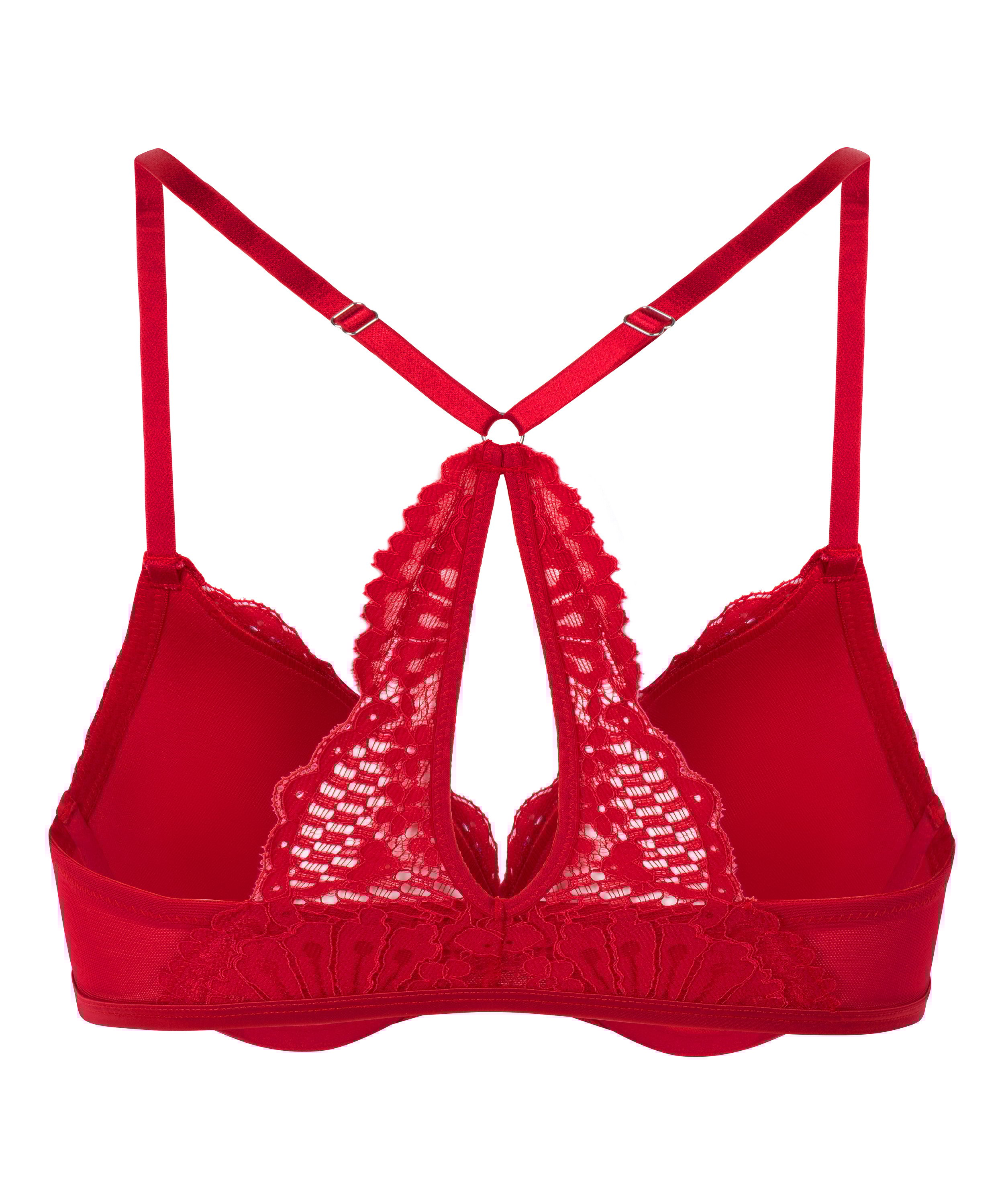 Voorgevormde push-up beugel bh Whitney, Rood, main