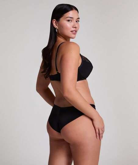 Slip br&eacute;silien Jemima, Noir