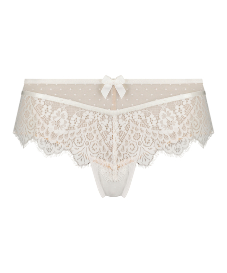 Slip br&eacute;silien Marilee, Blanc