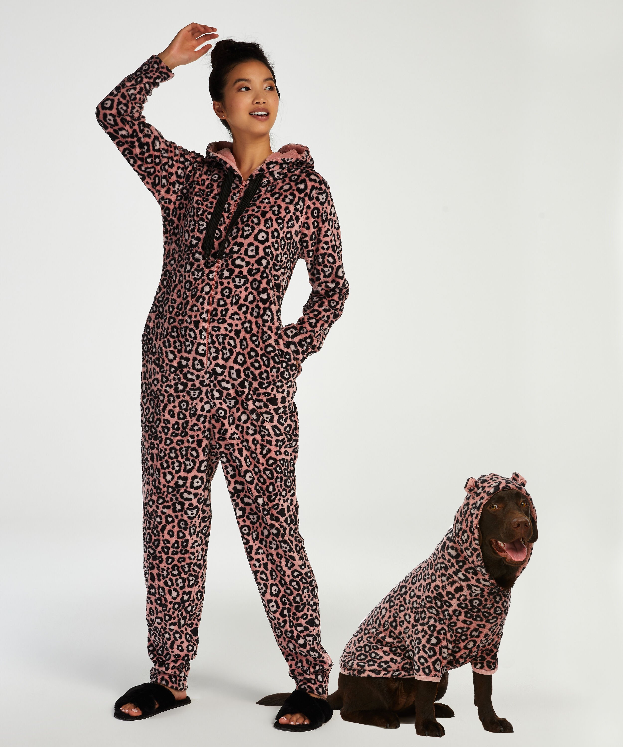 Onesie Leopard, Roze