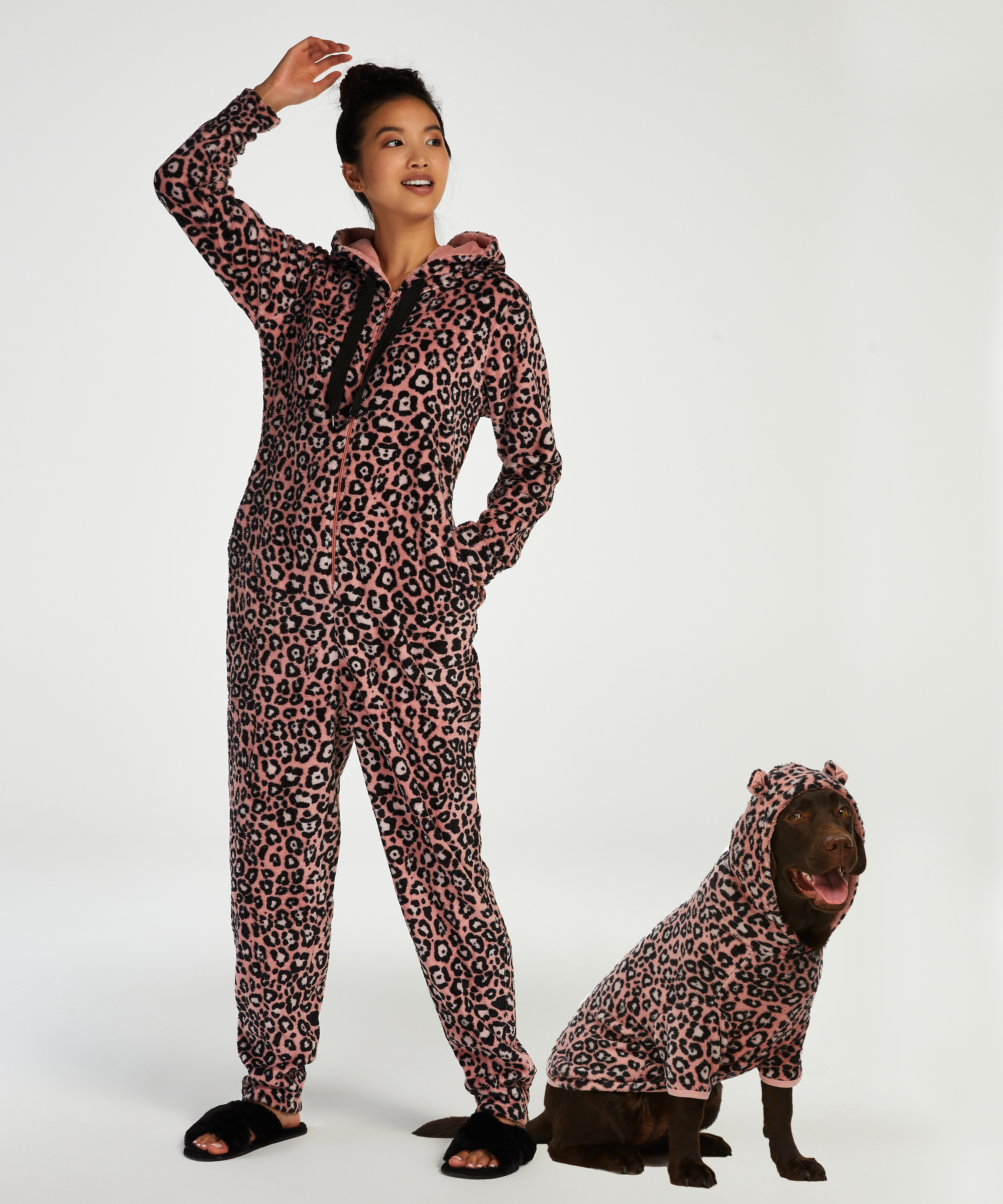 Onesie Leopard, Roze, main