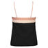 Cami top Satin Nightshade Doutzen, Zwart