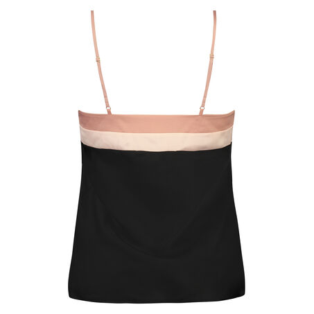 Cami top Satin Nightshade Doutzen, Zwart