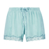 Shorts Velours Lace, Groen
