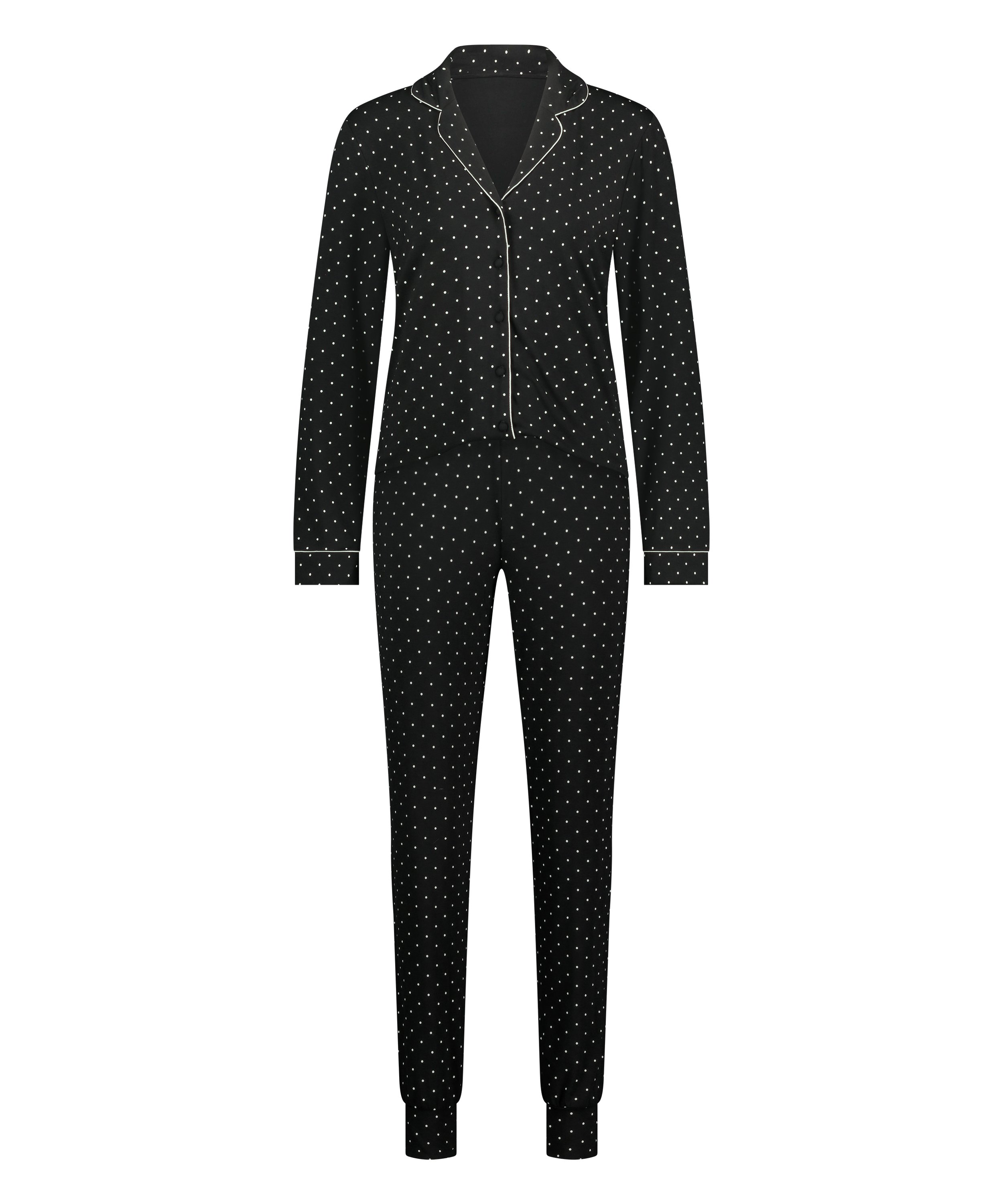 Ensemble de pyjama, Noir, main