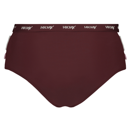 HKMX Hoog cheeky bikinibroekje, Rood