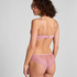 Slip br&eacute;silien Invisible Lace Back, Rose