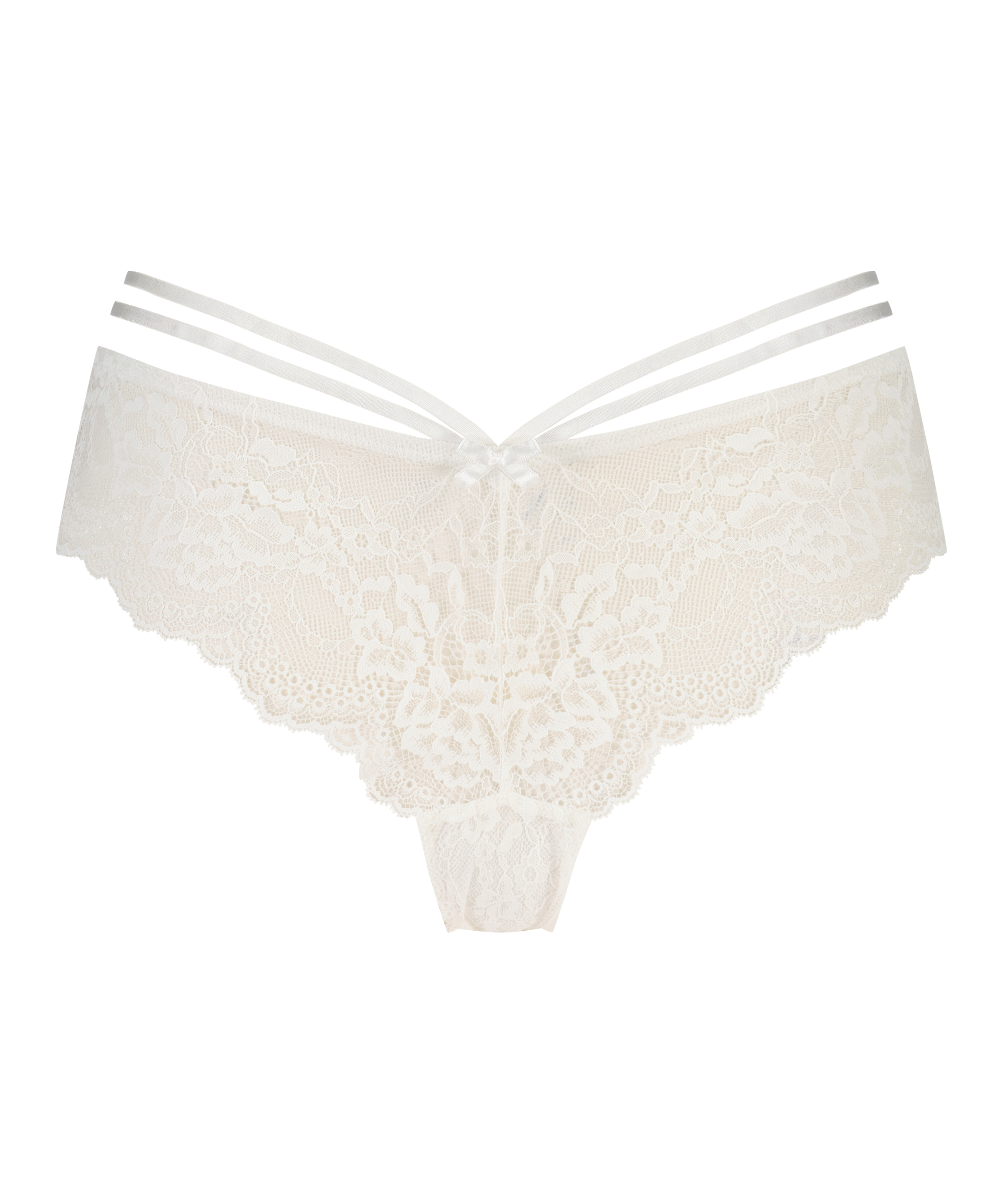 Slip br&eacute;silien Shay, Blanc, main