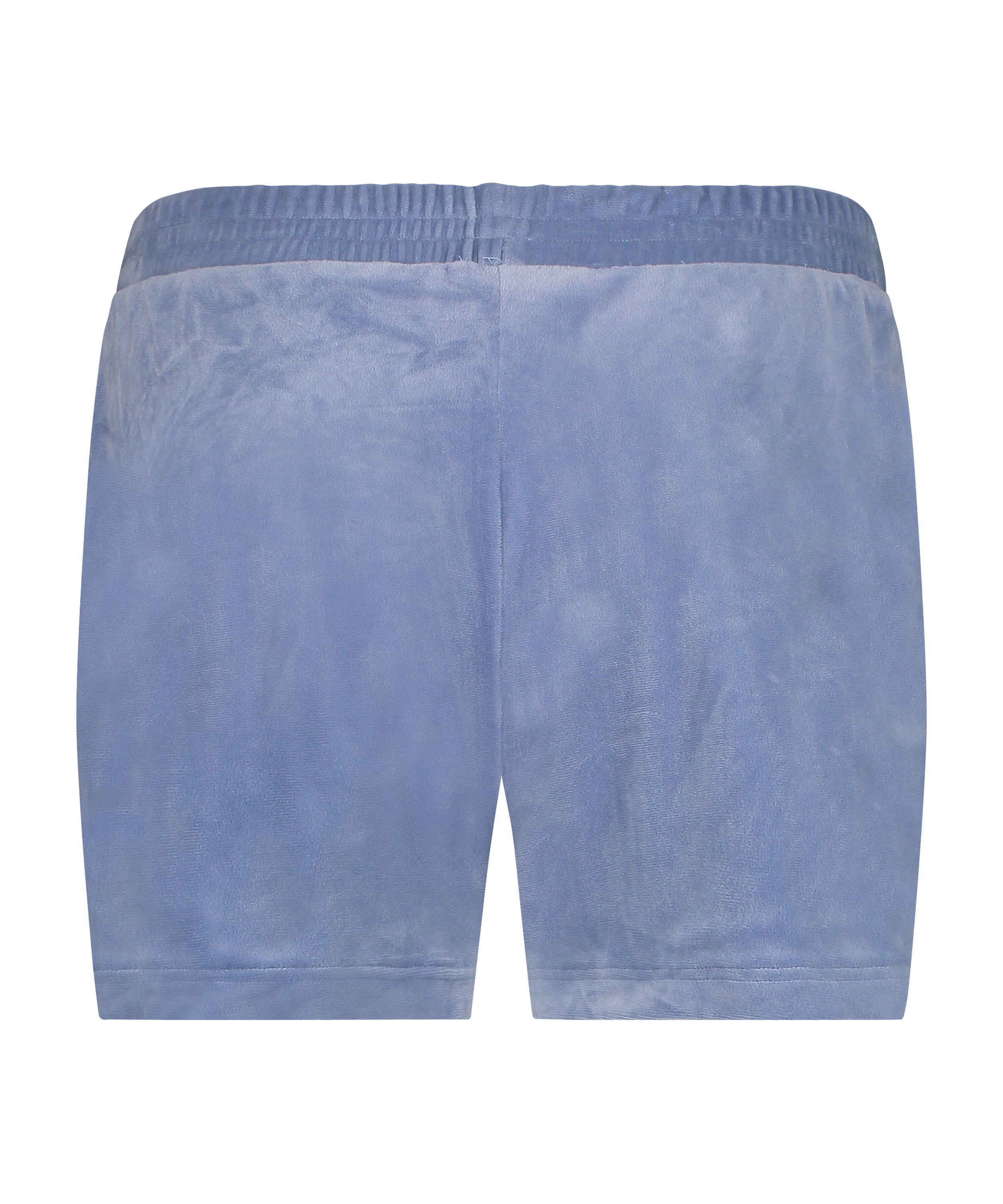 Shorts Velours Pocket, Blauw, main