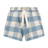 Short Twill Check, Blauw