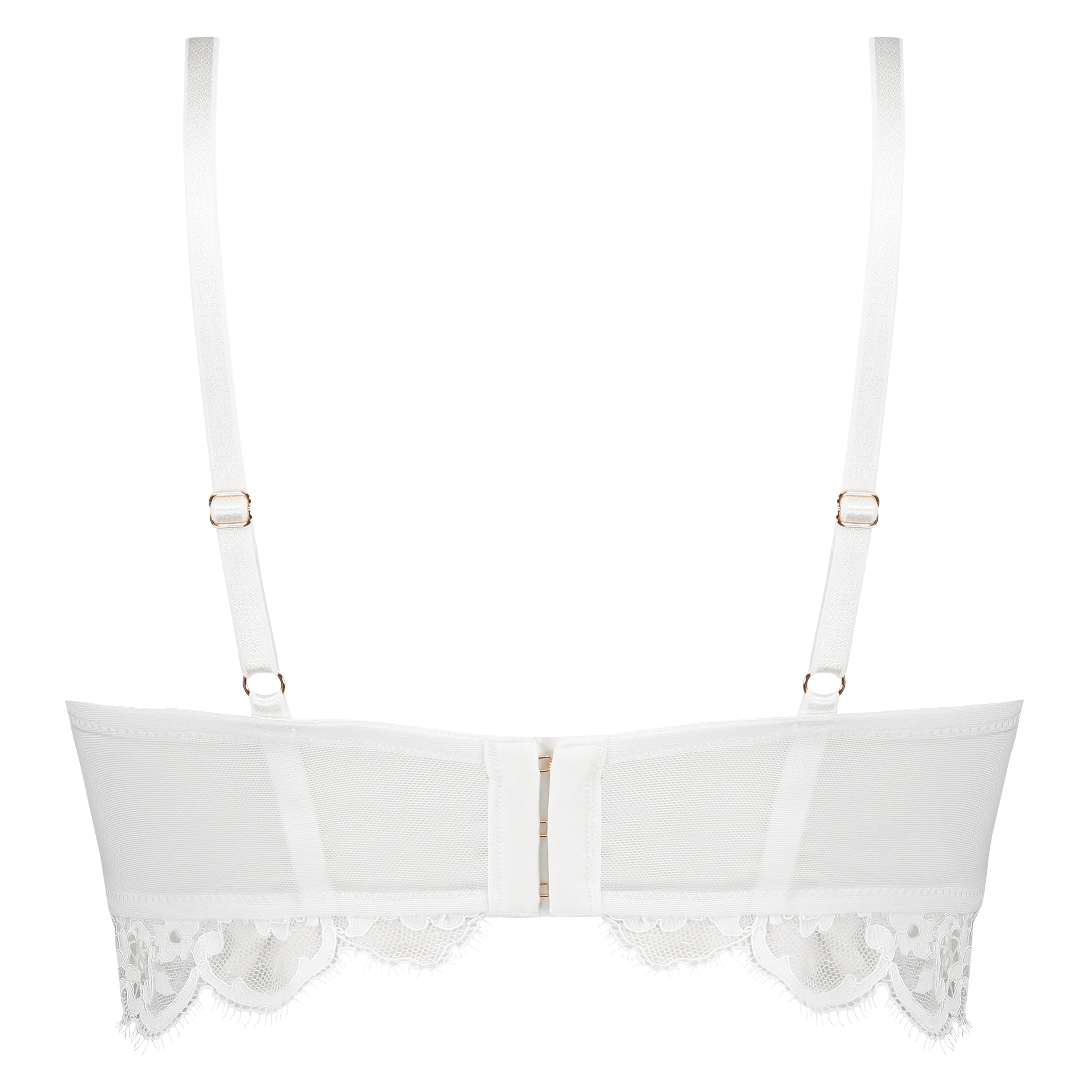 Soutien-gorge &agrave; la palangre &agrave; armatures pr&eacute;form&eacute; Zo&eacute;, Blanc, main