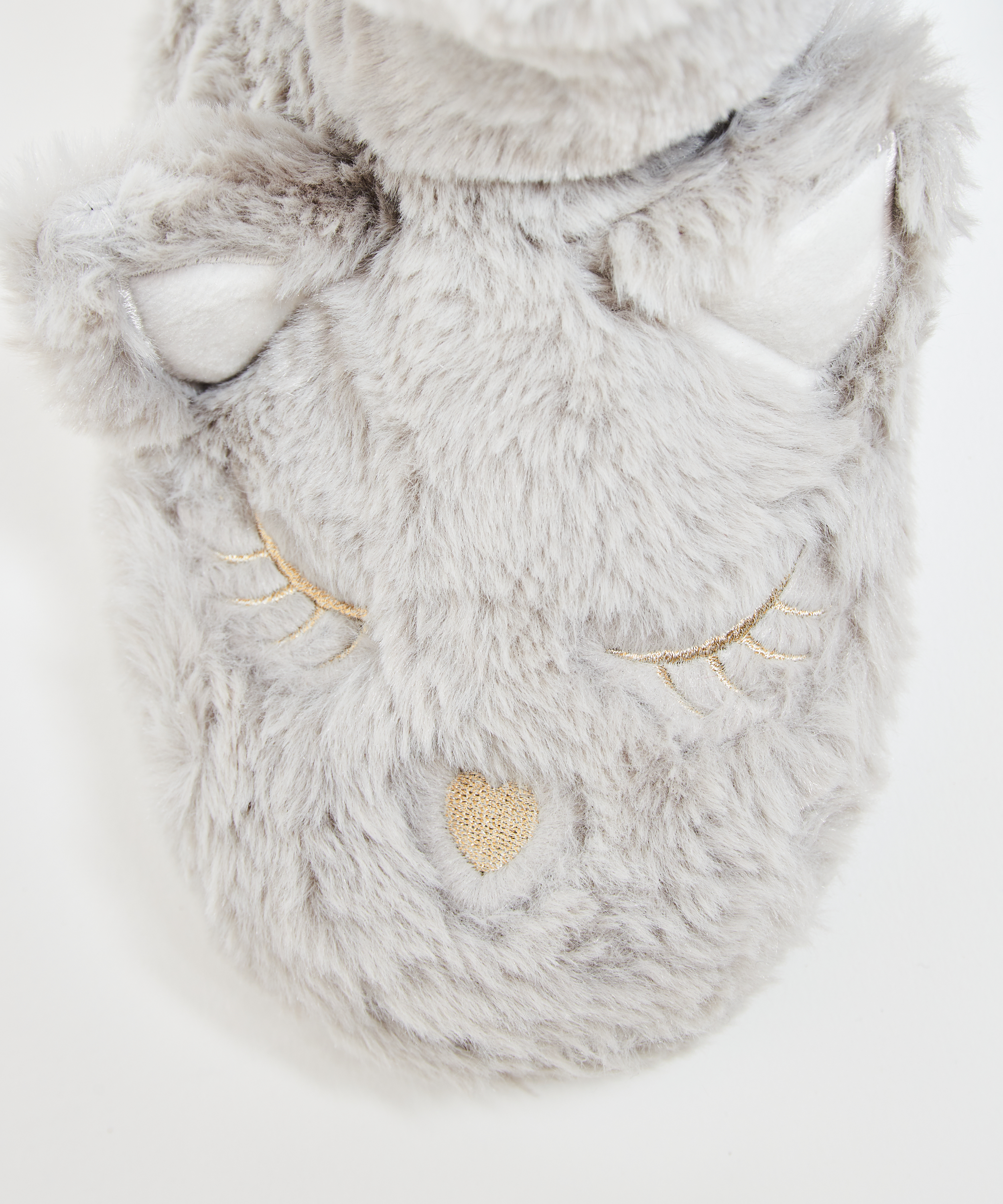 Sloffen Kat, Grijs, main