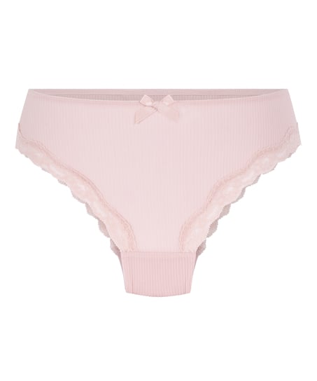 Slip br&eacute;silien Lola, Rose