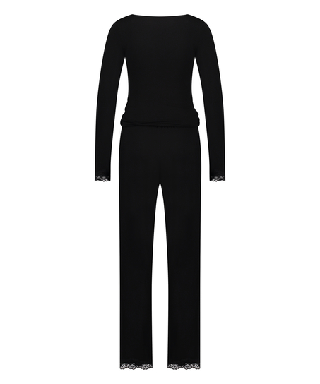 Pyjama set, Zwart