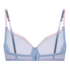 Niet-voorgevormde beugel bh Roza, Blauw
