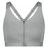 HKMX Soutien-gorge de sport The Pro Maintien niveau 3, Gris