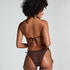Cheeky Tanga Bikinibroekje Crochet, Bruin