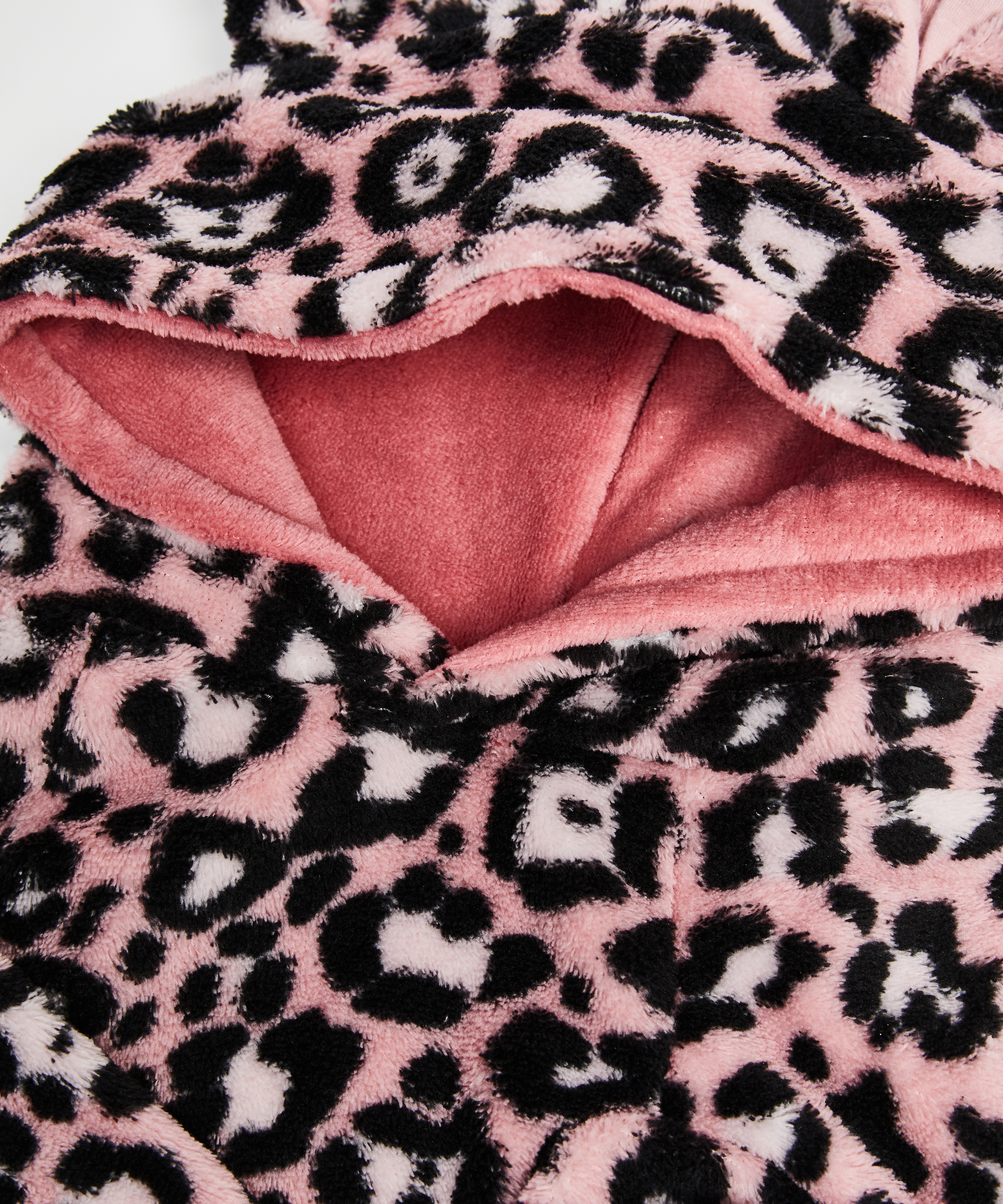 Fleece honden onesie, Roze, main