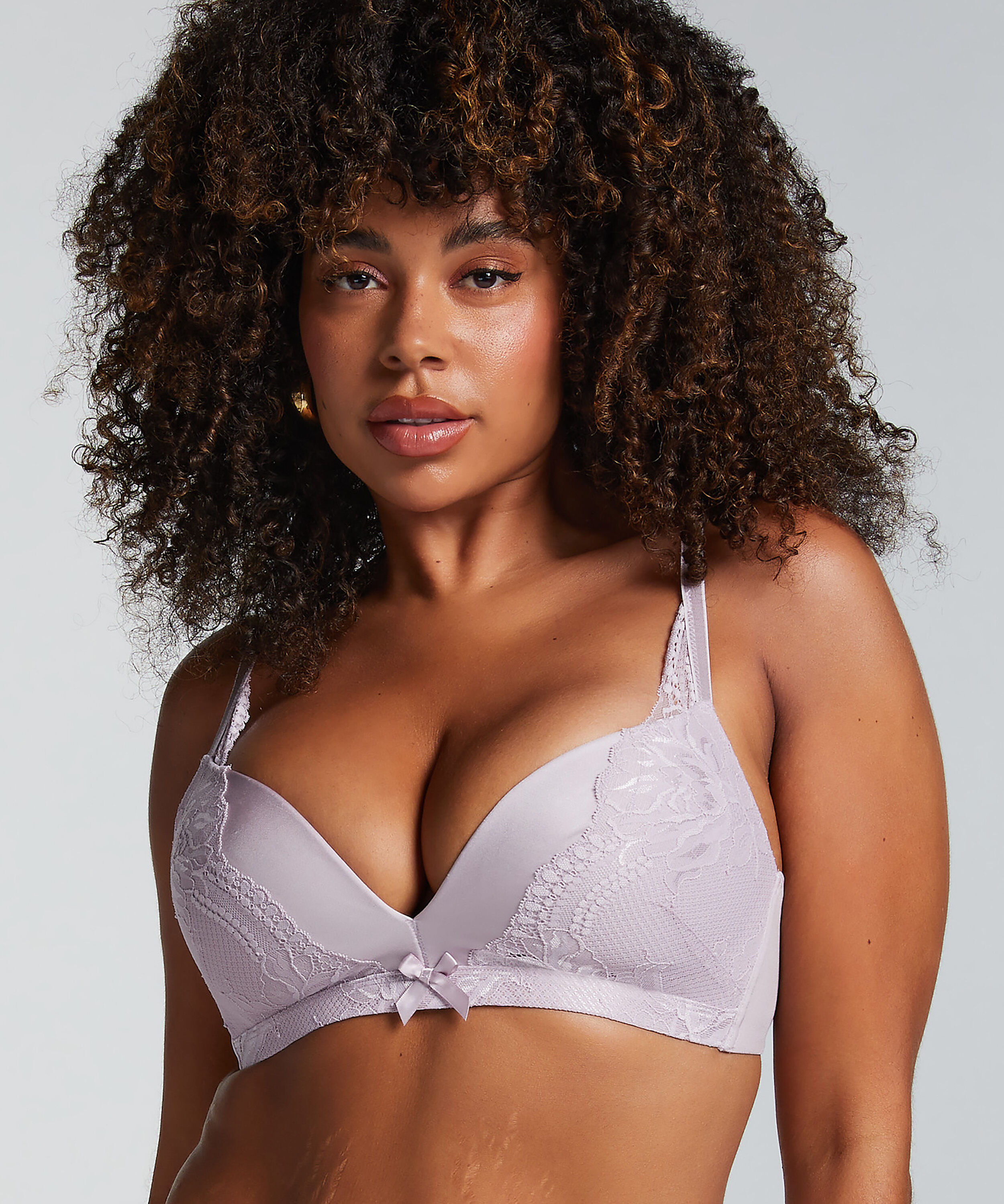 Soutien-gorge rembourré sans armatures Lycke, Pourpre