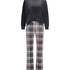 Velours pyjamaset, Grijs