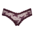 Slip br&eacute;silien V-shape mesh, Pourpre