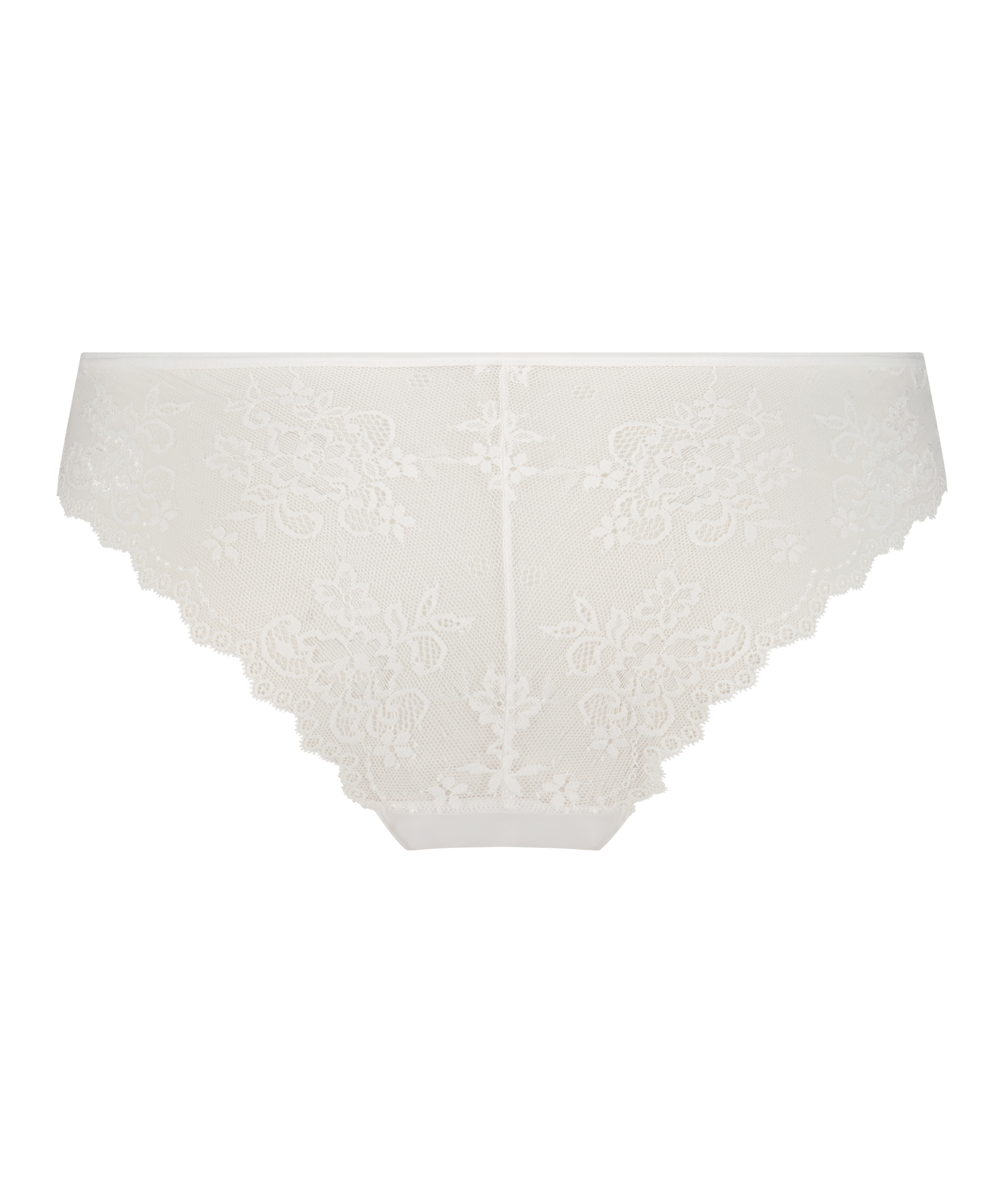 Slip br&eacute;silien Invisible Lace Back, Blanc, main
