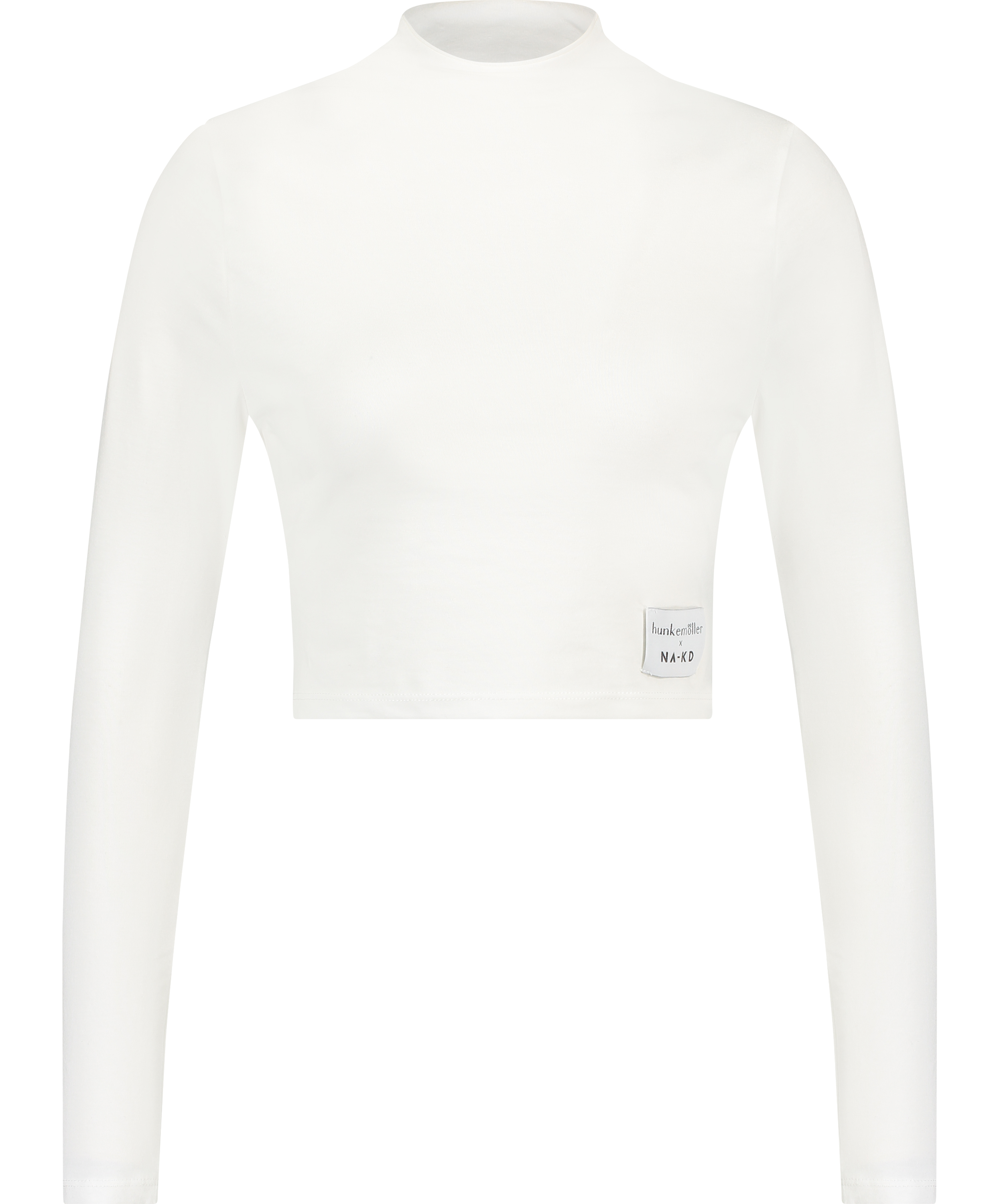 Crop top Lia HKM x NA-KD, Blanc, main