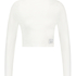 Crop top Lia HKM x NA-KD, Blanc