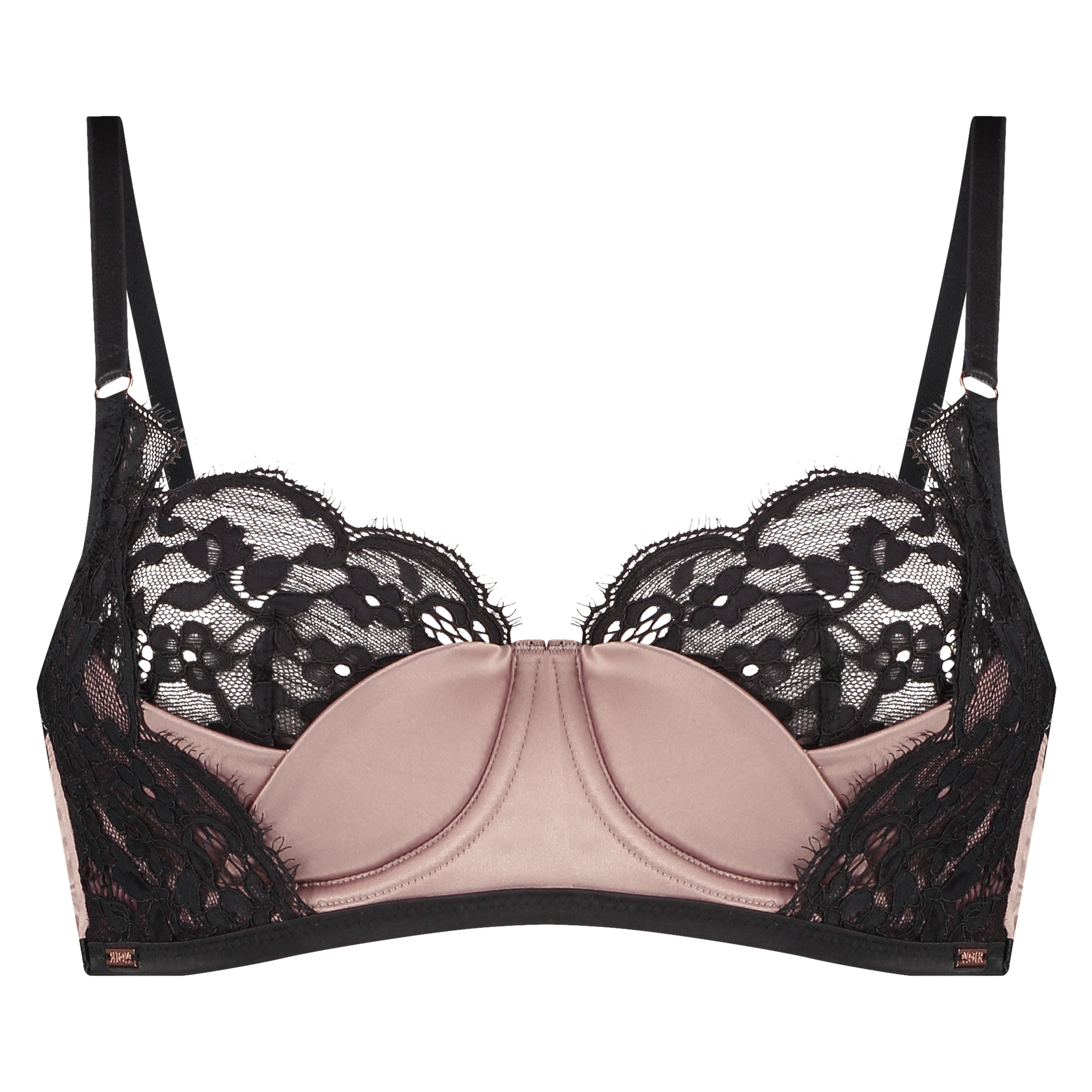 Soutien-gorge bustier préformé Poppy, Noir, main