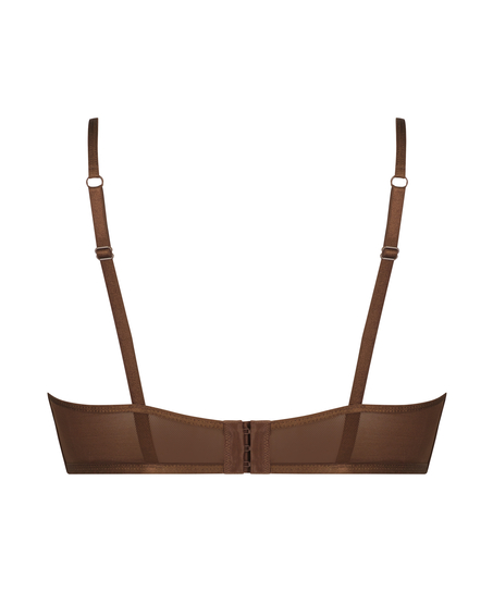 Bralette longline Sexy Mesh, Bruin