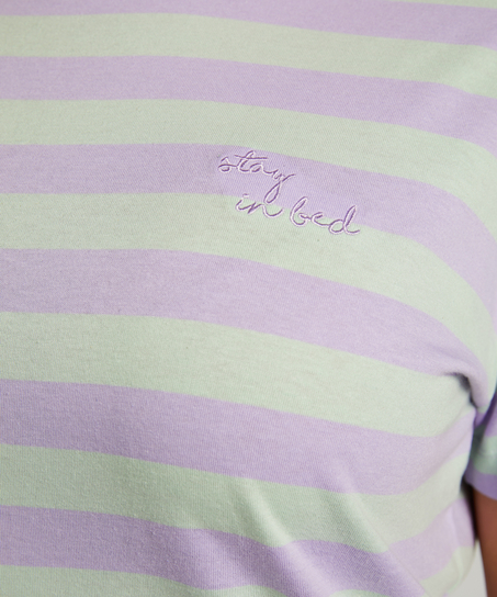 Nachthemd ronde hals, Groen