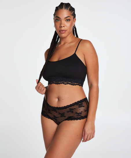 Brazilian V-shape Curvy, Zwart