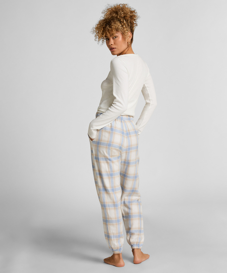 Pantalon de Pyjama Flanel, Bleu