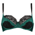 Non-padded underwired bra Loulou, Vert