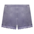 Short velours dentelle, Pourpre
