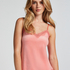 Cami top Velours Lace, Roze