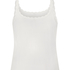 Pointelle Singlet, Wit