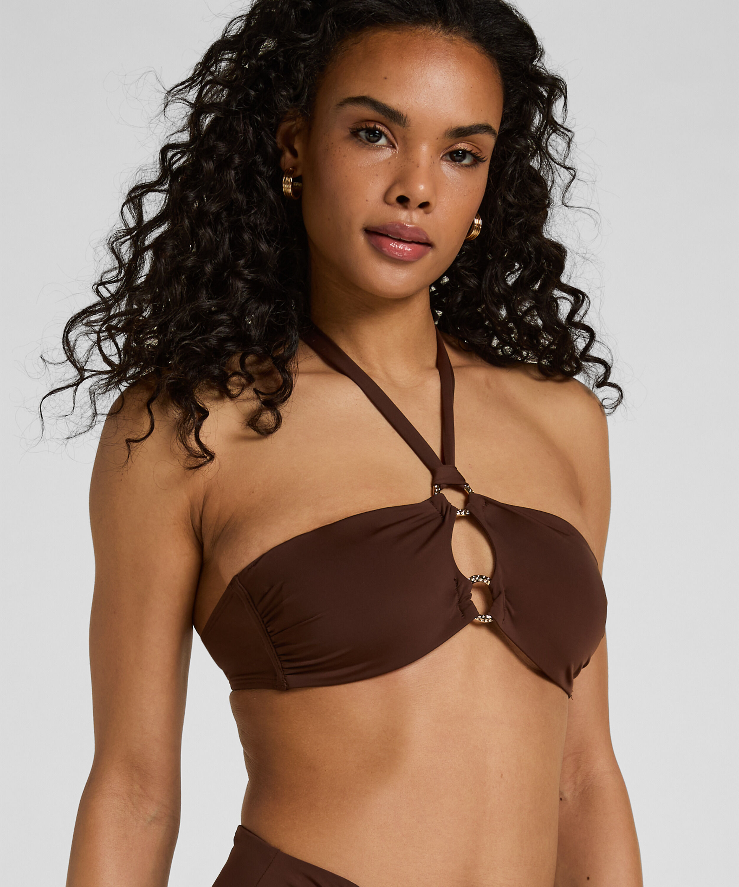 Bandeau Bikinitop Madrid, Bruin