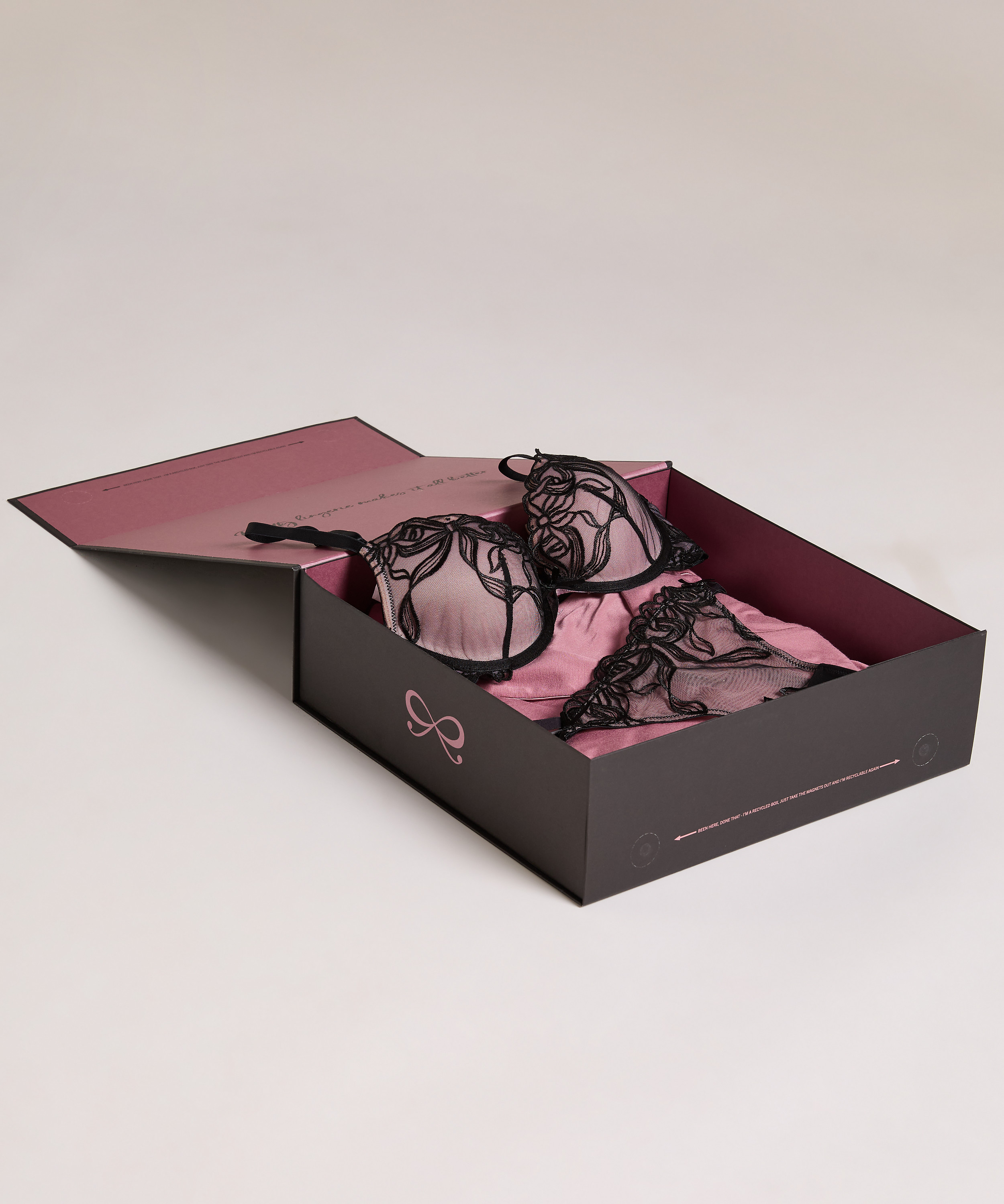 Luxe cadeaudoos Large, Zwart, main