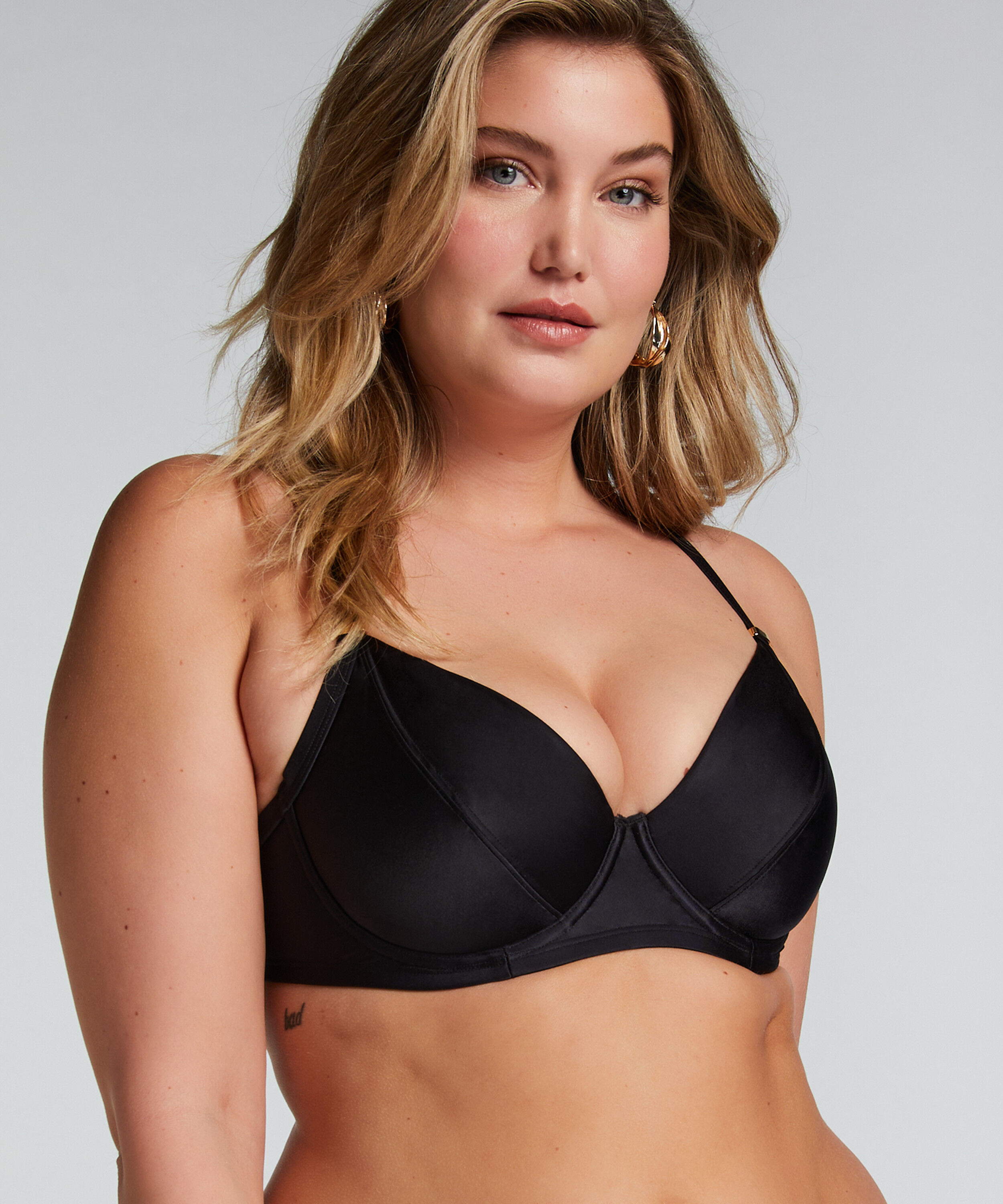 Haut de bikini Luxe, Noir