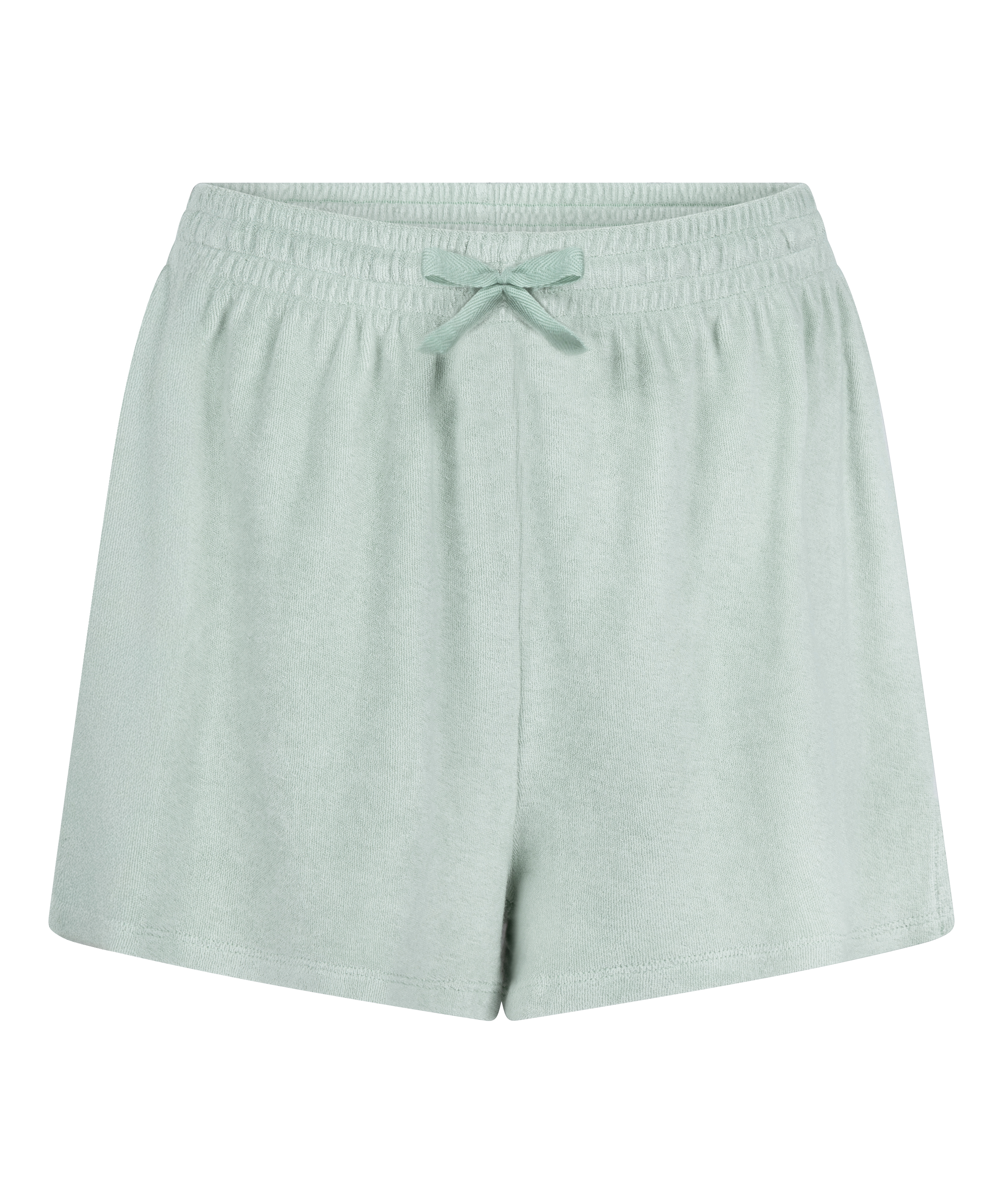 Short en tissu éponge, Vert, main
