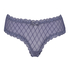 Slip br&eacute;silien V-shape mesh, Bleu