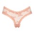 Slip brésilien V-shape mesh, Rose