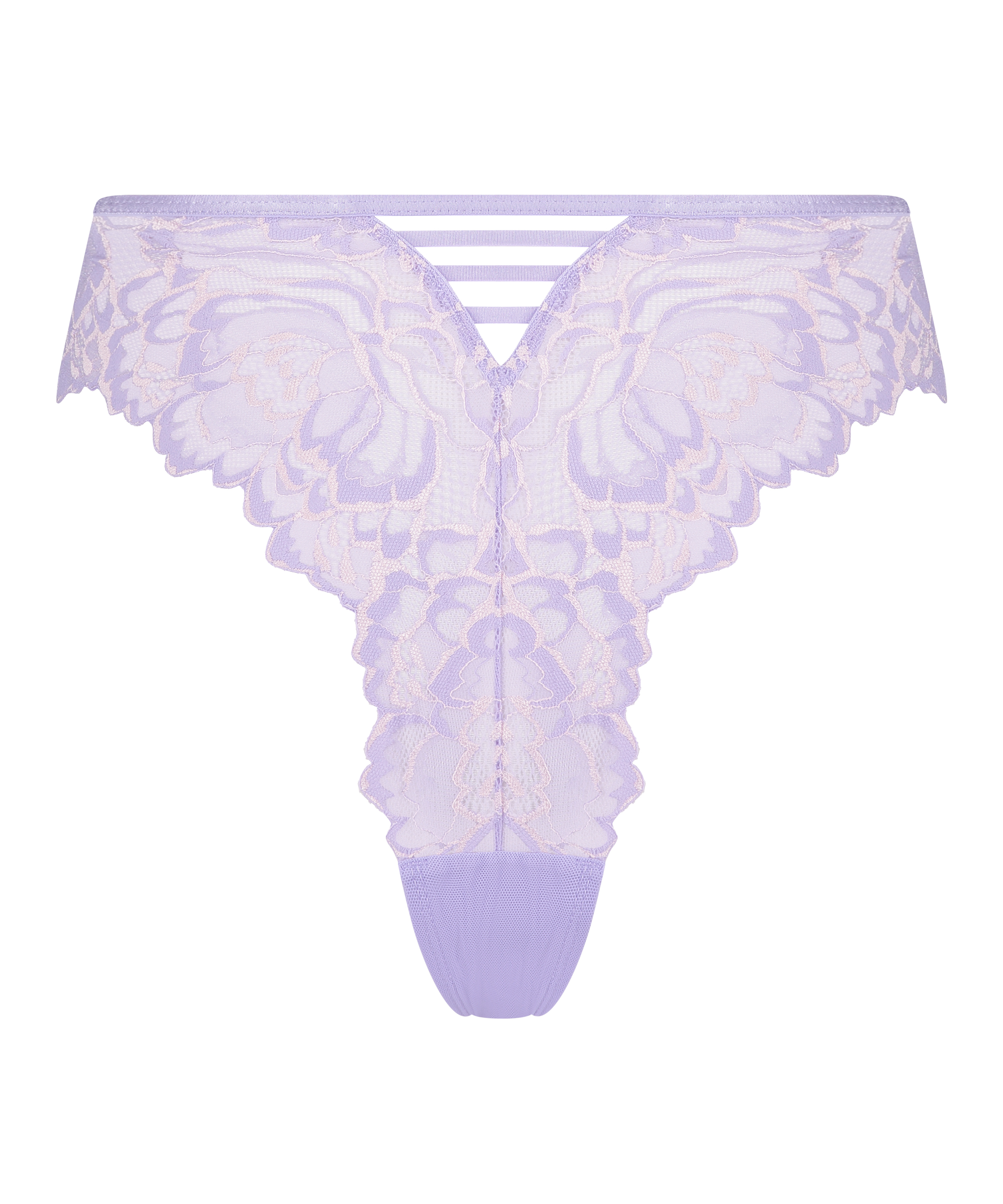 Slip brésilien Cindy, Pourpre, main